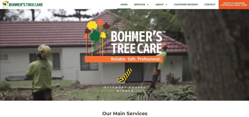 bohmers tree care