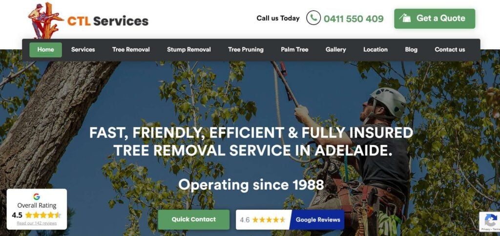 ctl services complete tree lopping