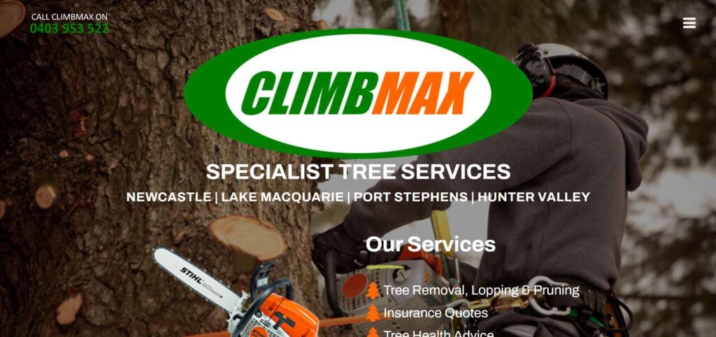 climbmax tree services