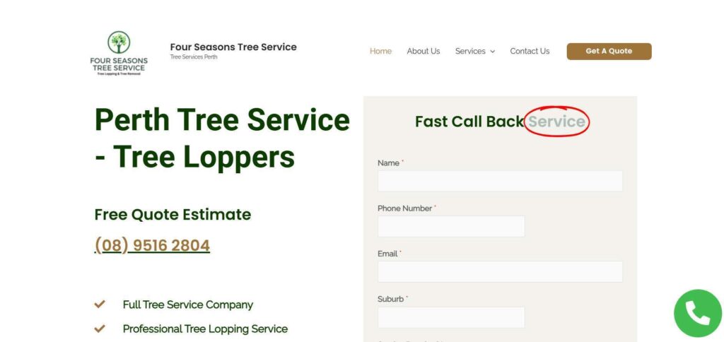 four seasons tree service