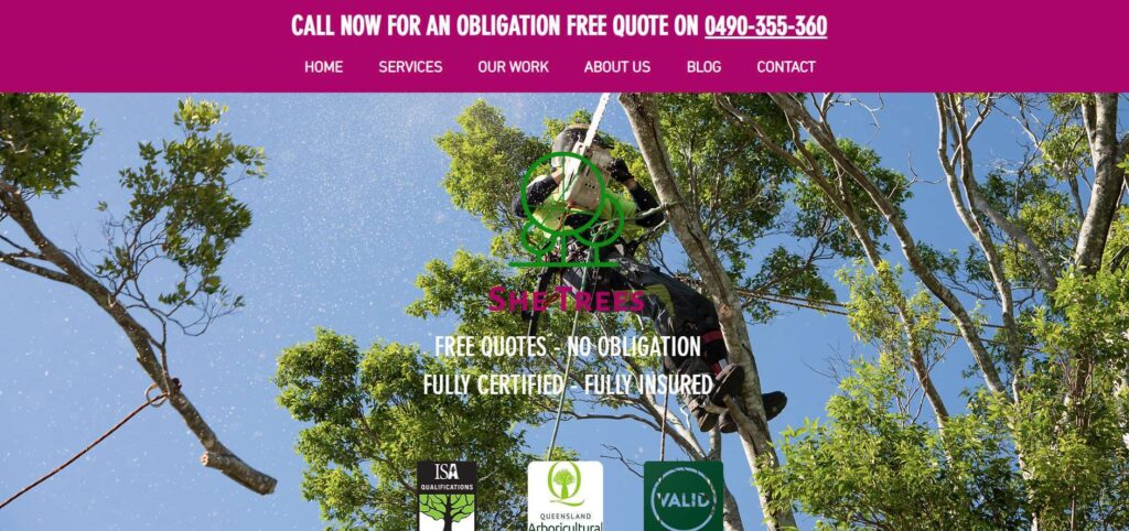 she trees tree removal services