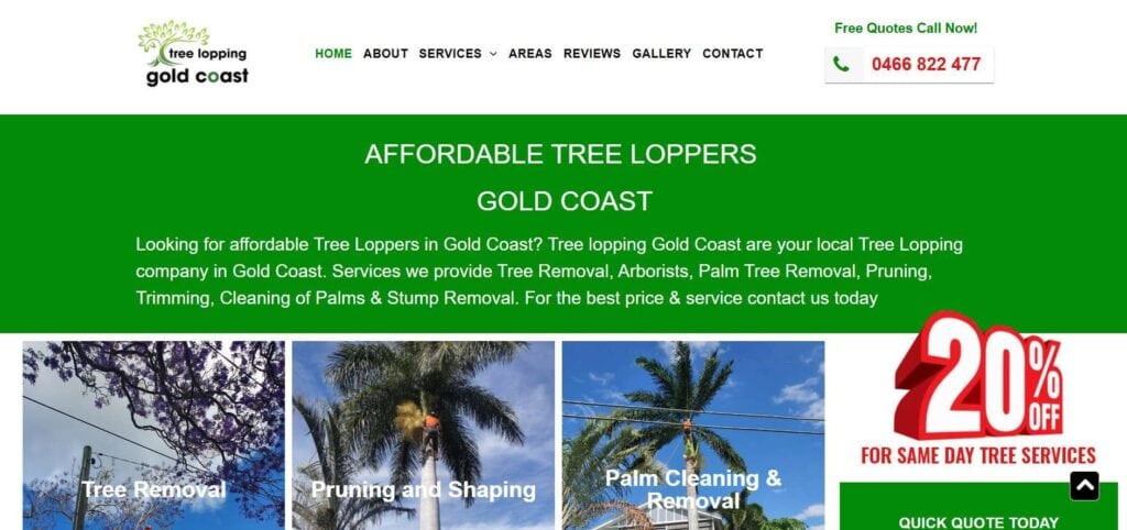 tree lopping gold coast